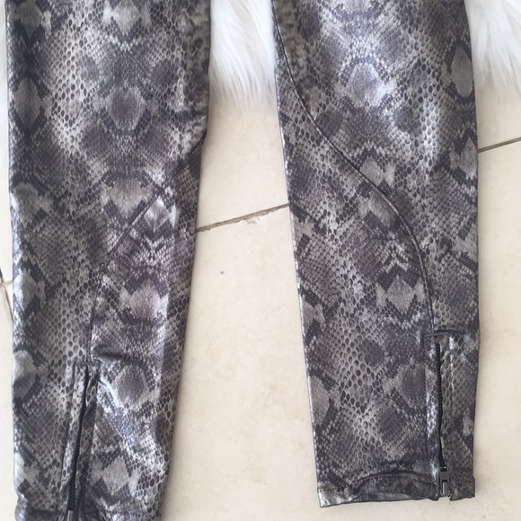 // all saints python print skinny jeans // - Picture 4 of 8